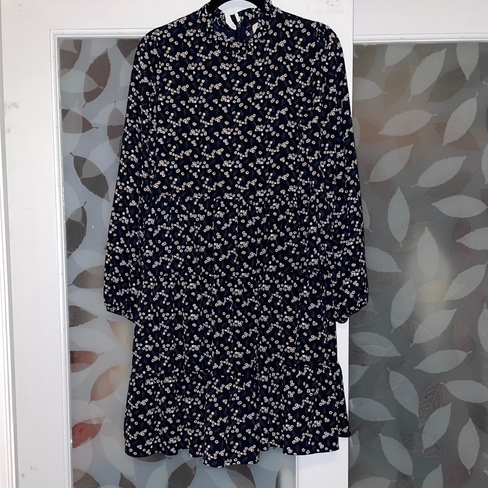 Long sleeve floral dress